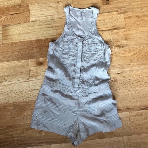 🌲T by Alexander Wang Dobby Romper - Picture 4 of 6